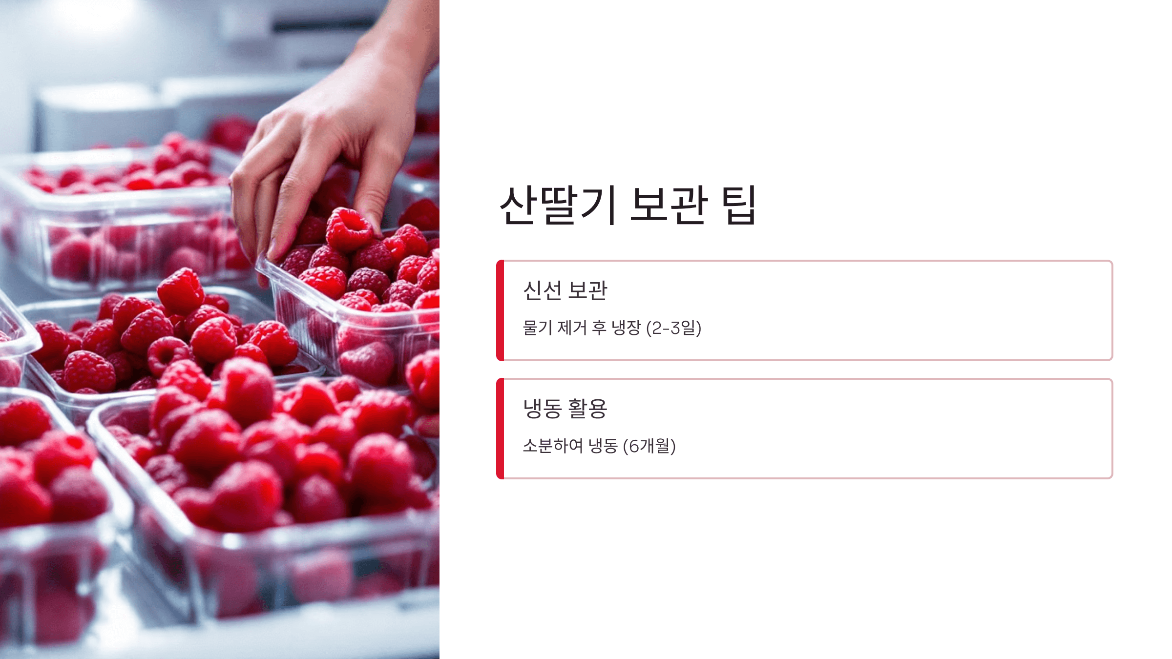 산딸기 사진입니다.