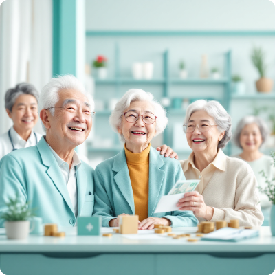 65세 이상 노인 건강지원금 이미지