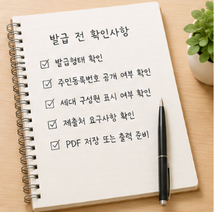 주민등록등본 발급 전 확인사항