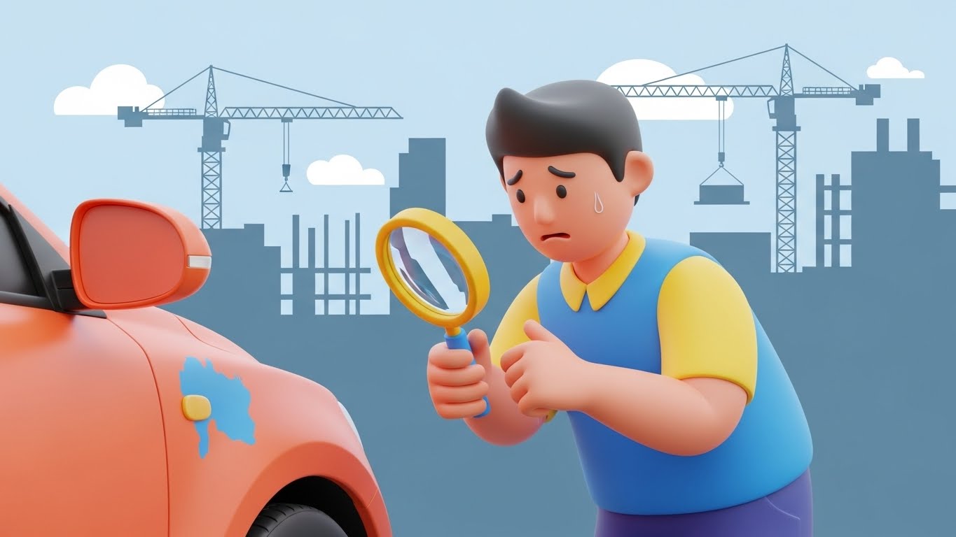 공사현장피해, 비산먼지신고, 페인트날림보상