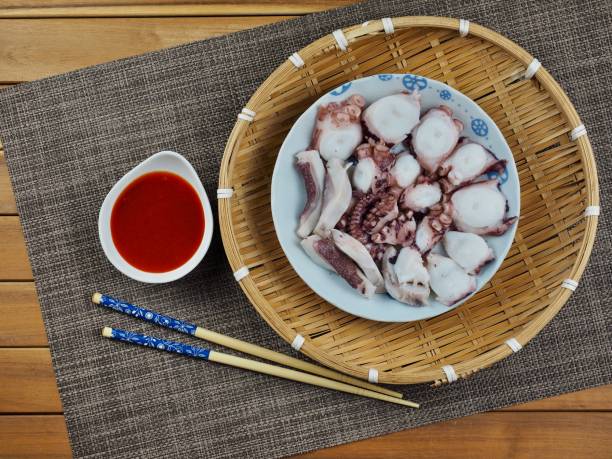 서천동백꽃 쭈꾸미축제&#44; 쭈꾸미 숙회