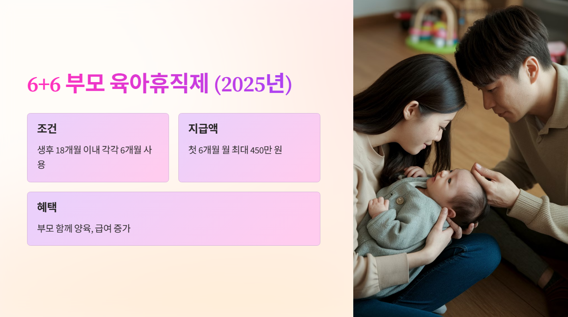 6+6 부모 육아휴직제 도입