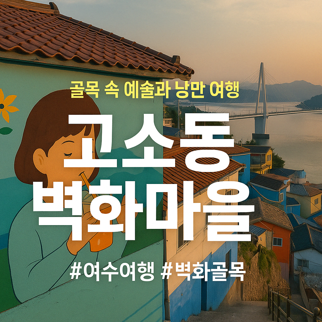 고소동 벽화마을 – 여수의 감성 골목 여행