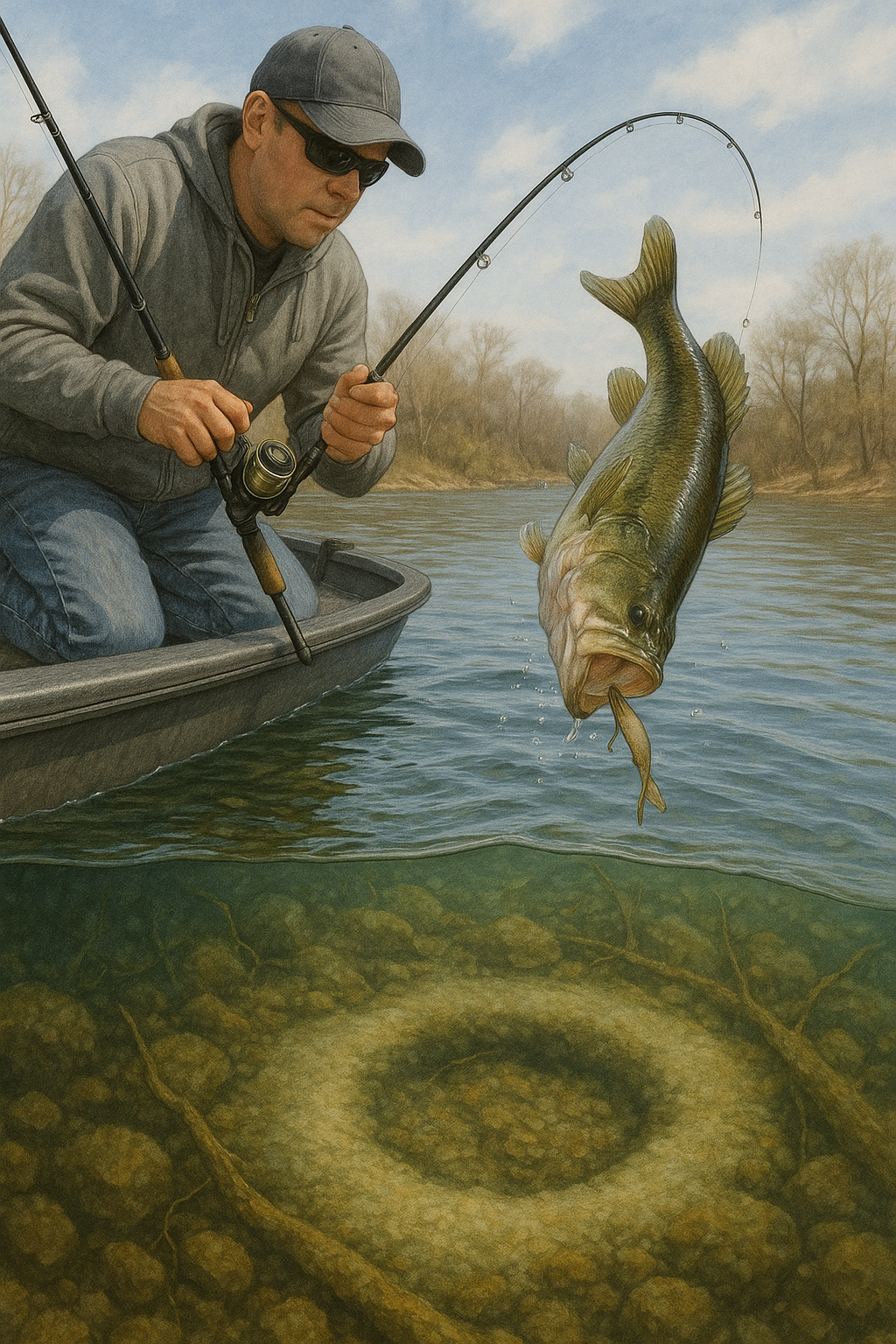 봄 배스 알자리 공략 관련 이미지