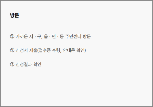 안심상속 원스톱 서비스 방문 신청 방법