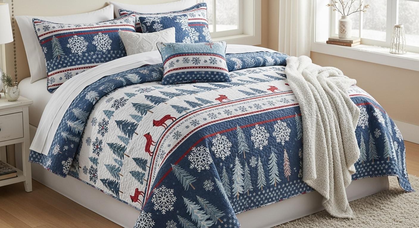 겨울 차렵이불 세트