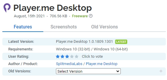 Player.me-Desktop