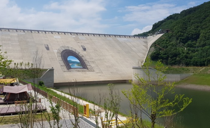 평화의댐전경