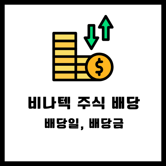 비나텍 2024 주식배당 배당금 배당일