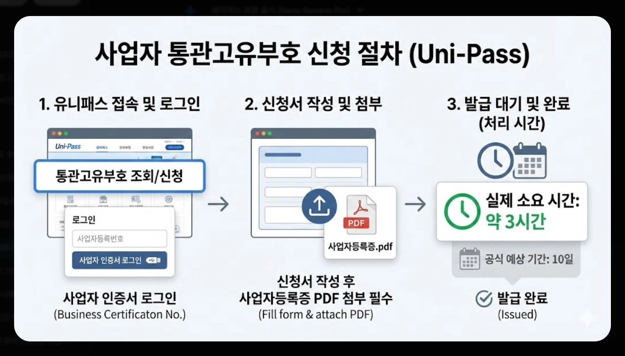 관세청 유니패스 홈페이지