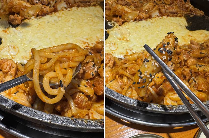 우동사리 및 떡사리