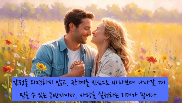 감정을 외면하지 않고, 관계를 진심으로 바라보며 나아갈 때 INTJ는 가장 믿을 수 있는 동반자이자, 사랑을 실천하는 리더가 될 수 있습니다에 관한 사진