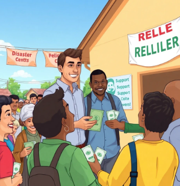 재난지원금그림