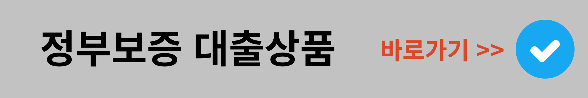 정부보증 대출상품 모음