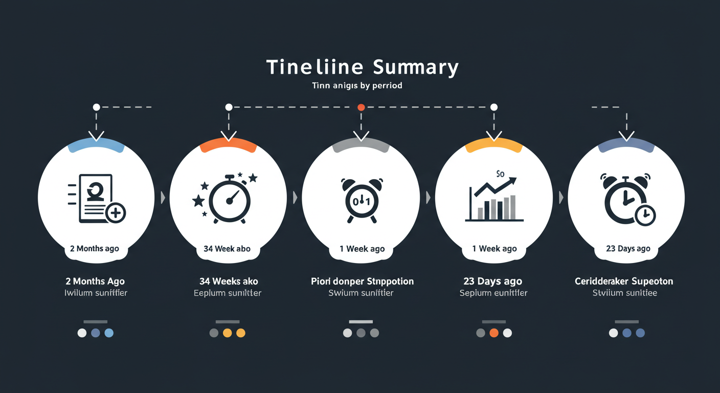 시기별 예약 전략 요약 타임라인