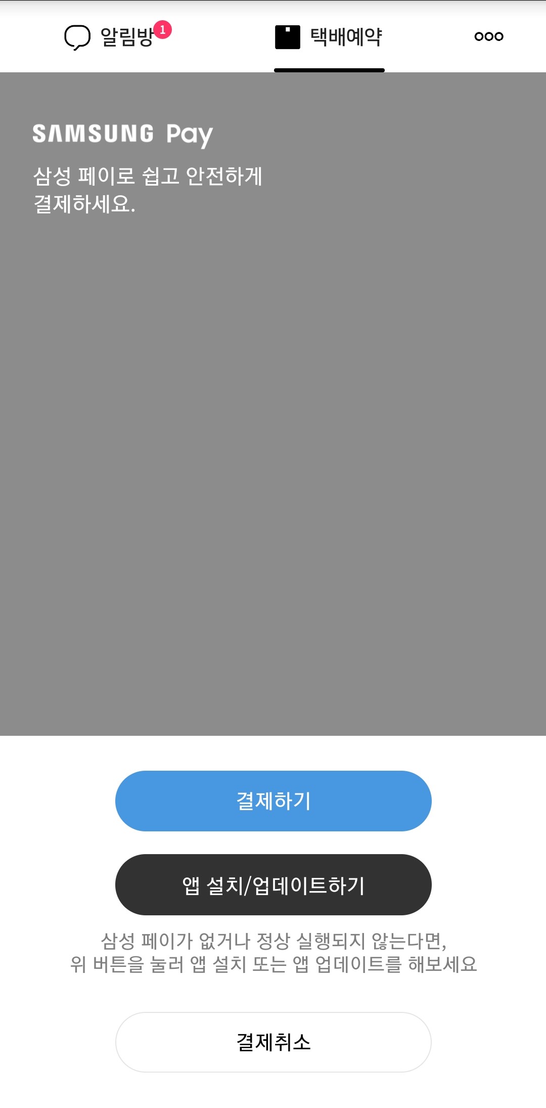 삼성페이-결제-화면