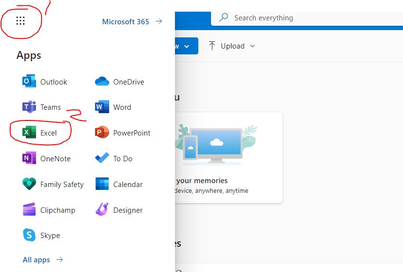 one-drive-초기화면