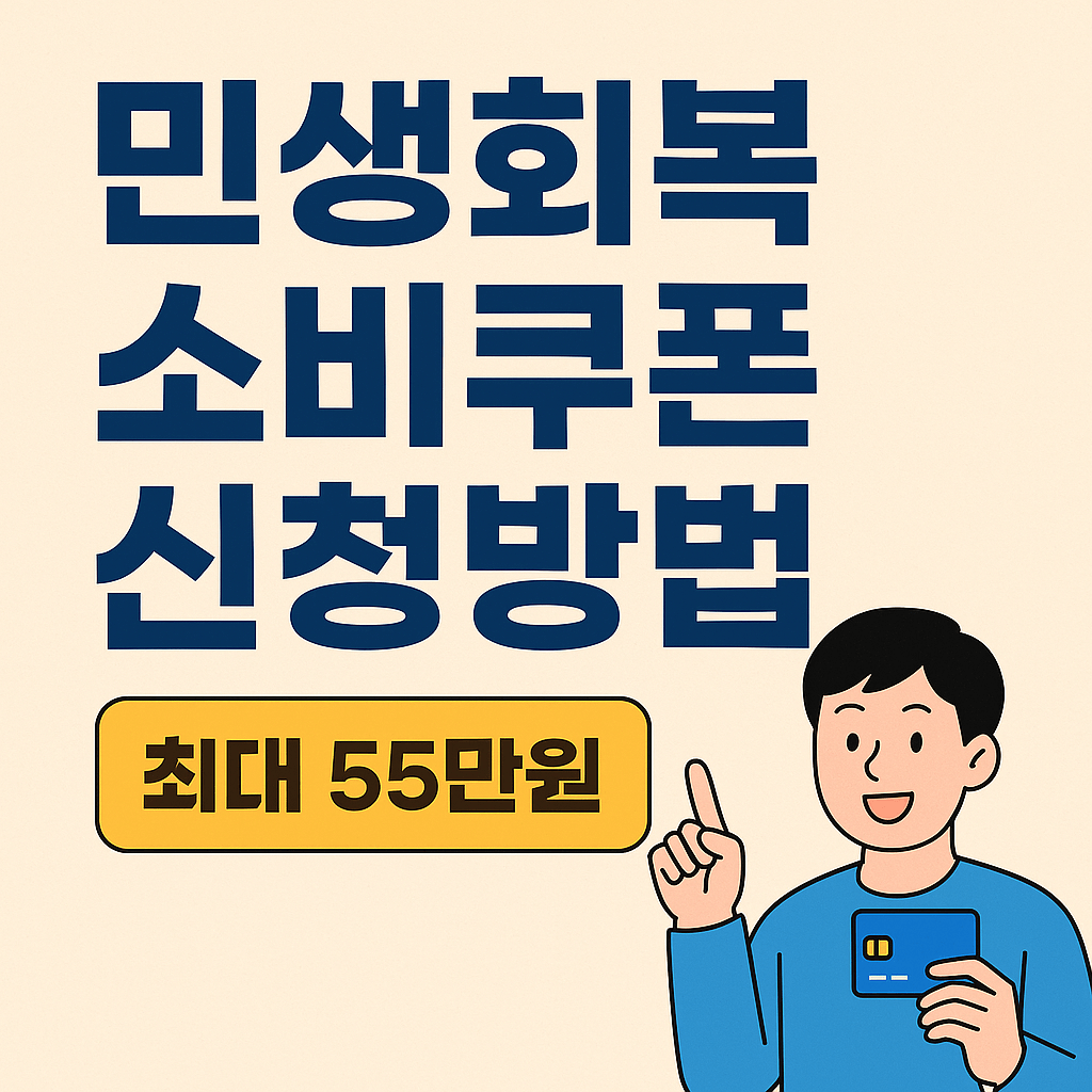 민생소비쿠폰 신청방법