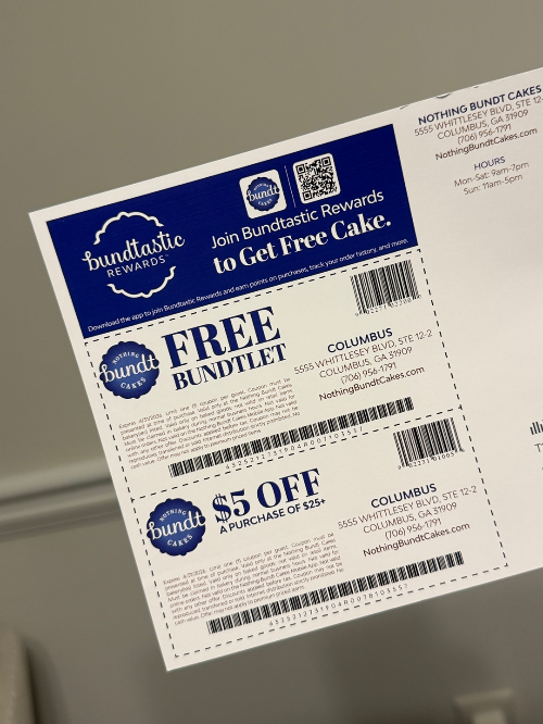 우편으로 온 할인쿠폰