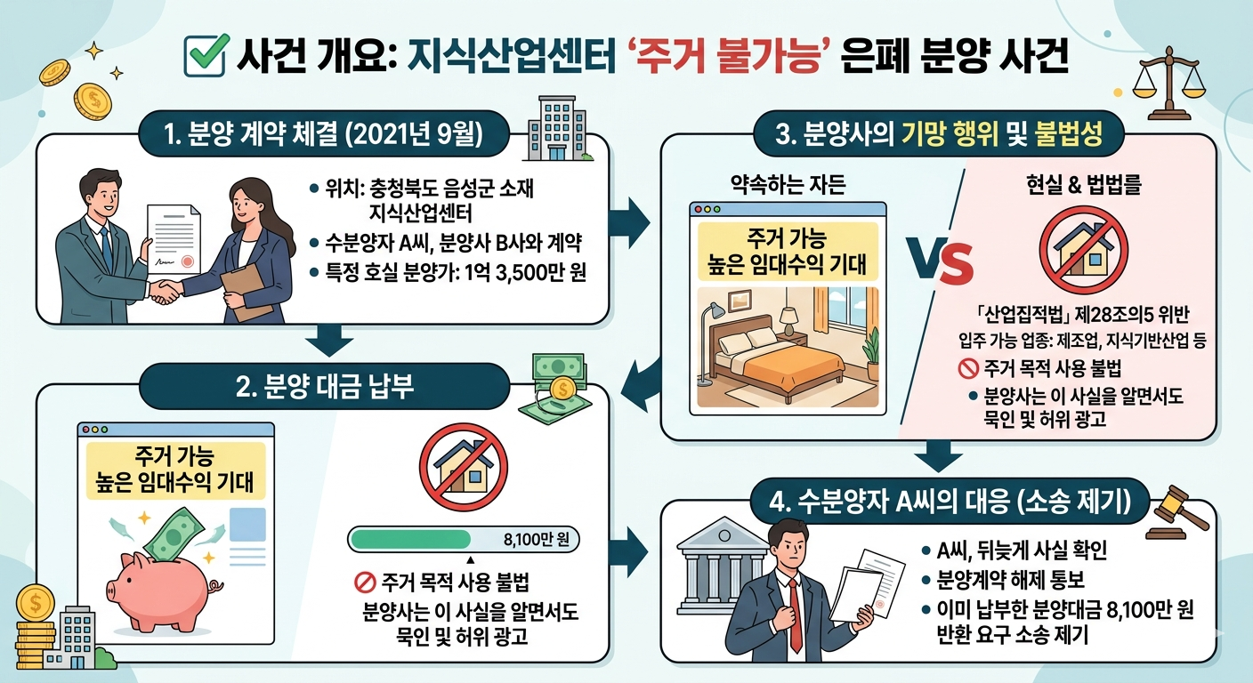 지식산업센터 분양계약 해제 성공 사례 &mdash; 허위 광고로 8,100만 원 전액 돌려받은 실제 판결 (대구지방법원 2025)