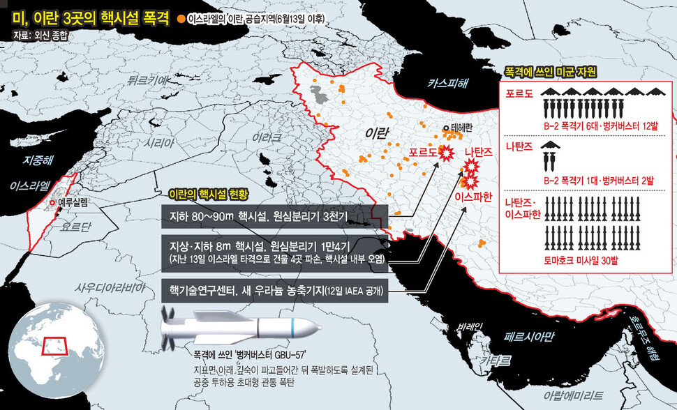 트럼프 이란 핵시설
