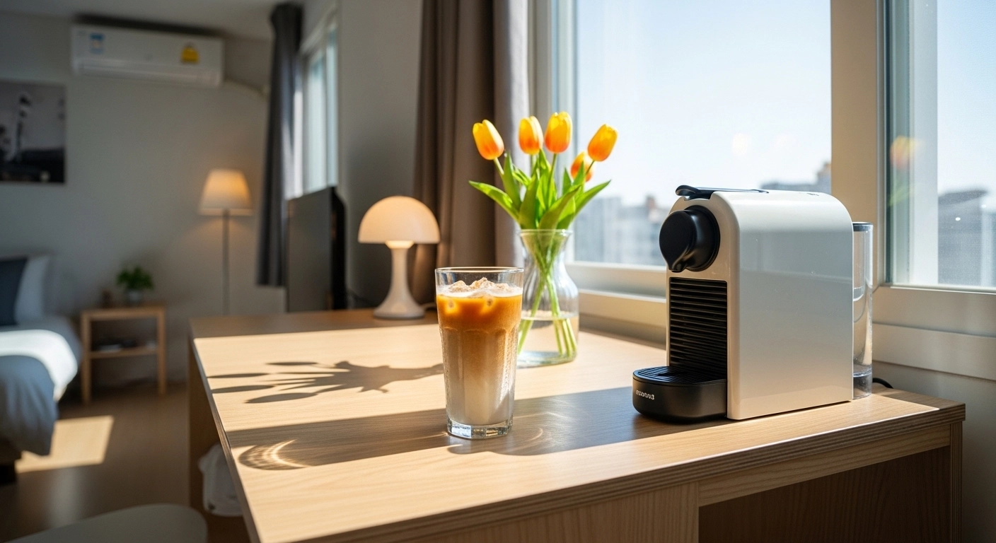 6평 원룸의 기적, 스타벅스 안 부러운 '1평 홈카페' 만들기