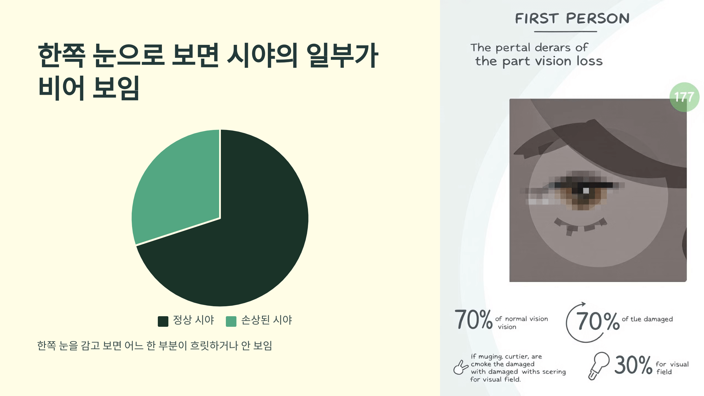 녹내장과 관련된 사진입니다.