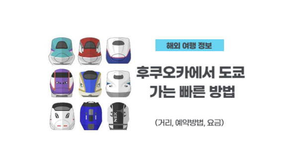 후쿠오카에서-도쿄-가는-방법