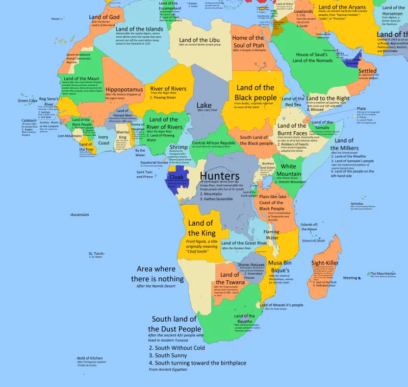 아프리카 대륙에 위치한 국가와 특징_8