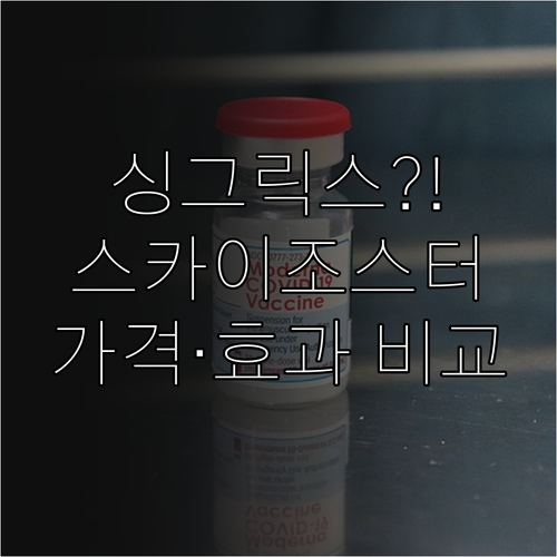 대상포진 백신 싱그릭스 스카이조스터 ..