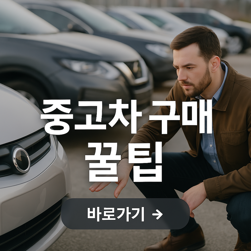 중고차 구매 꿀팁 사진