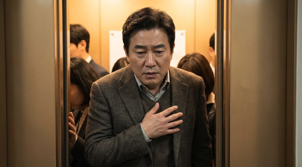 긴장 중 멈춤