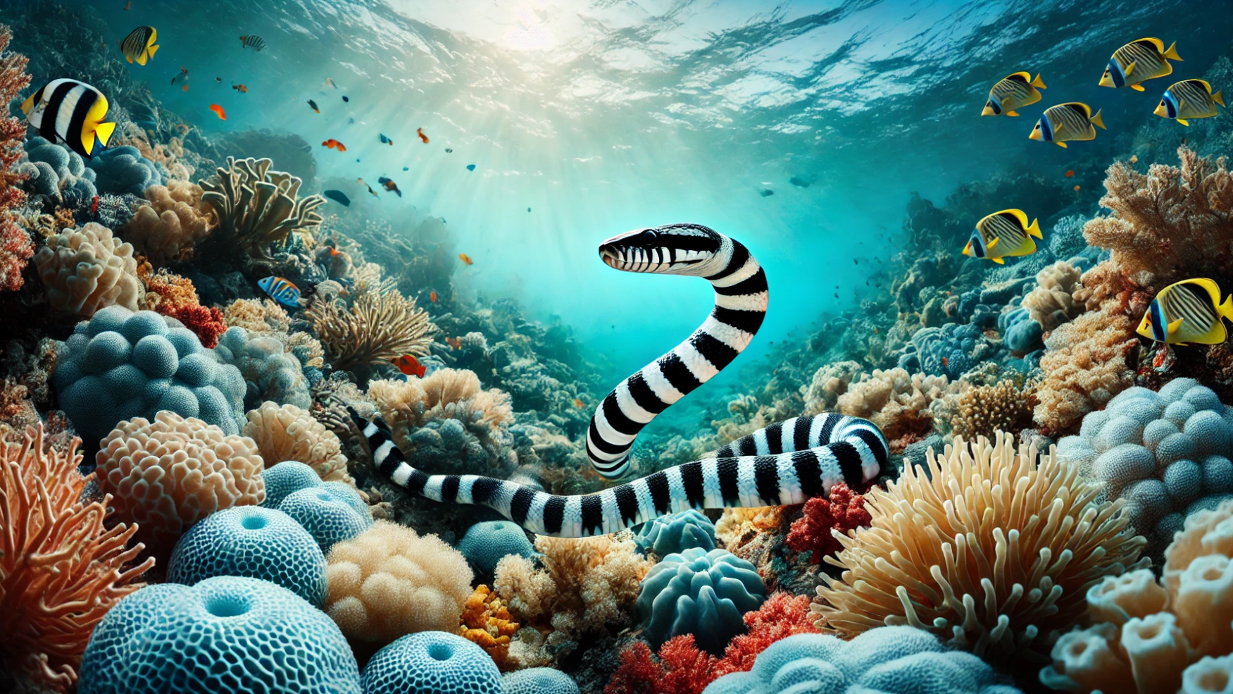 오세아니아 얼룩바다뱀