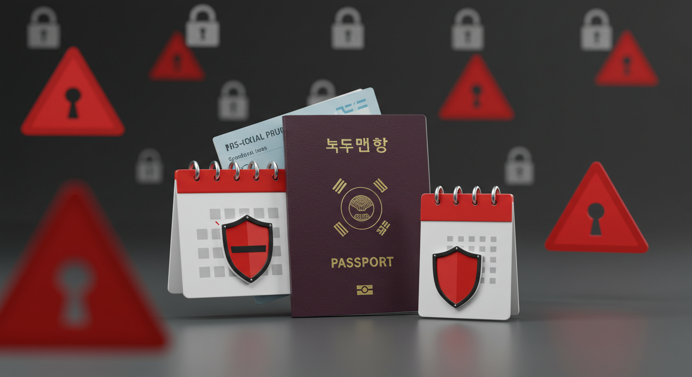 개인정보유출, 여권번호유출, 신원도용