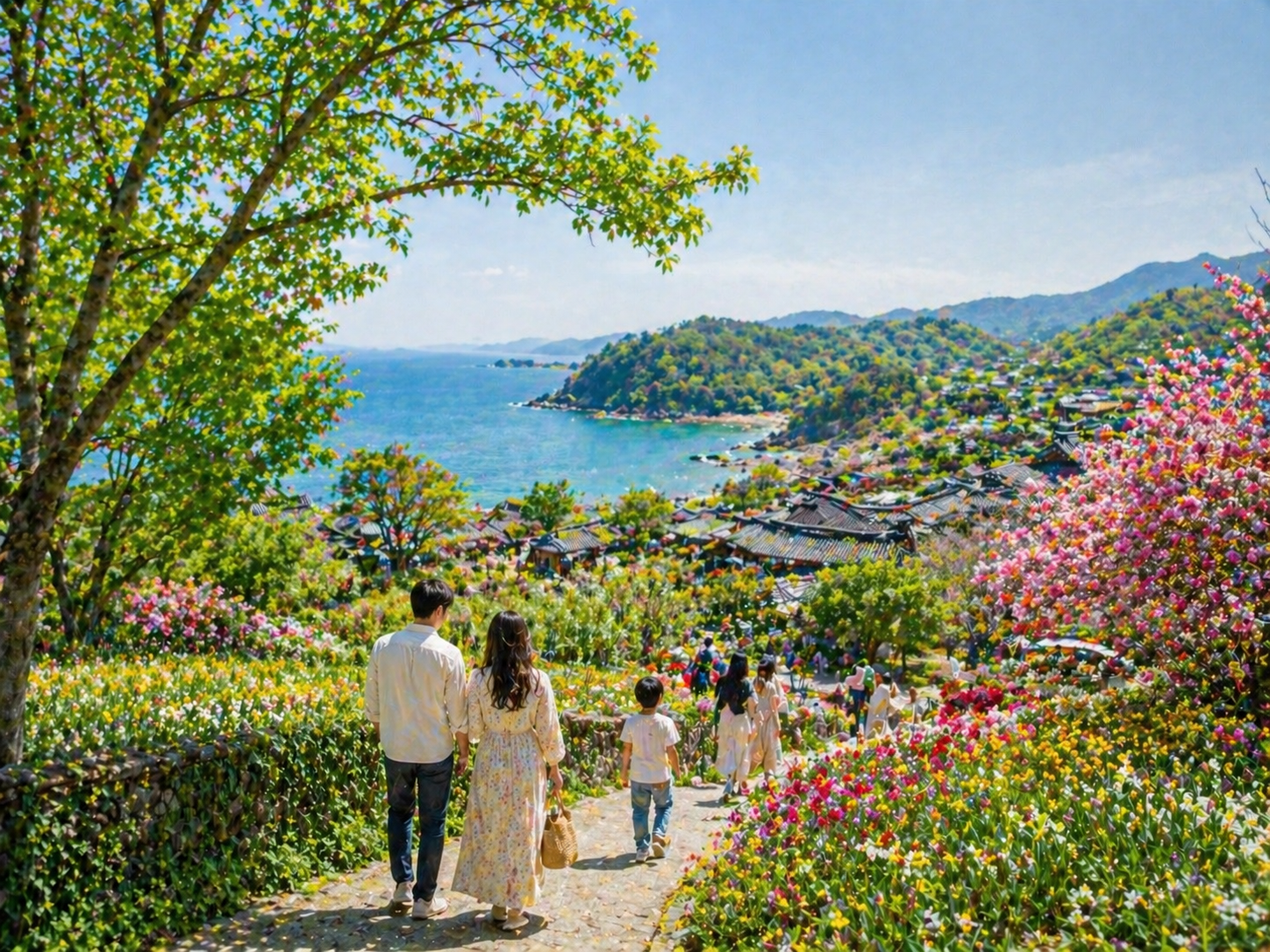 5월 국내 여행지 BEST 10을 한눈에 보여주는 이미지