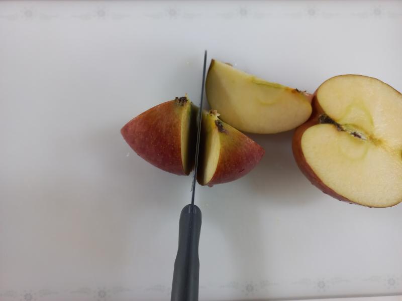 껍질째 먹는 사과 손질법