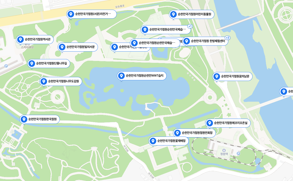 순천만 박람회 지도