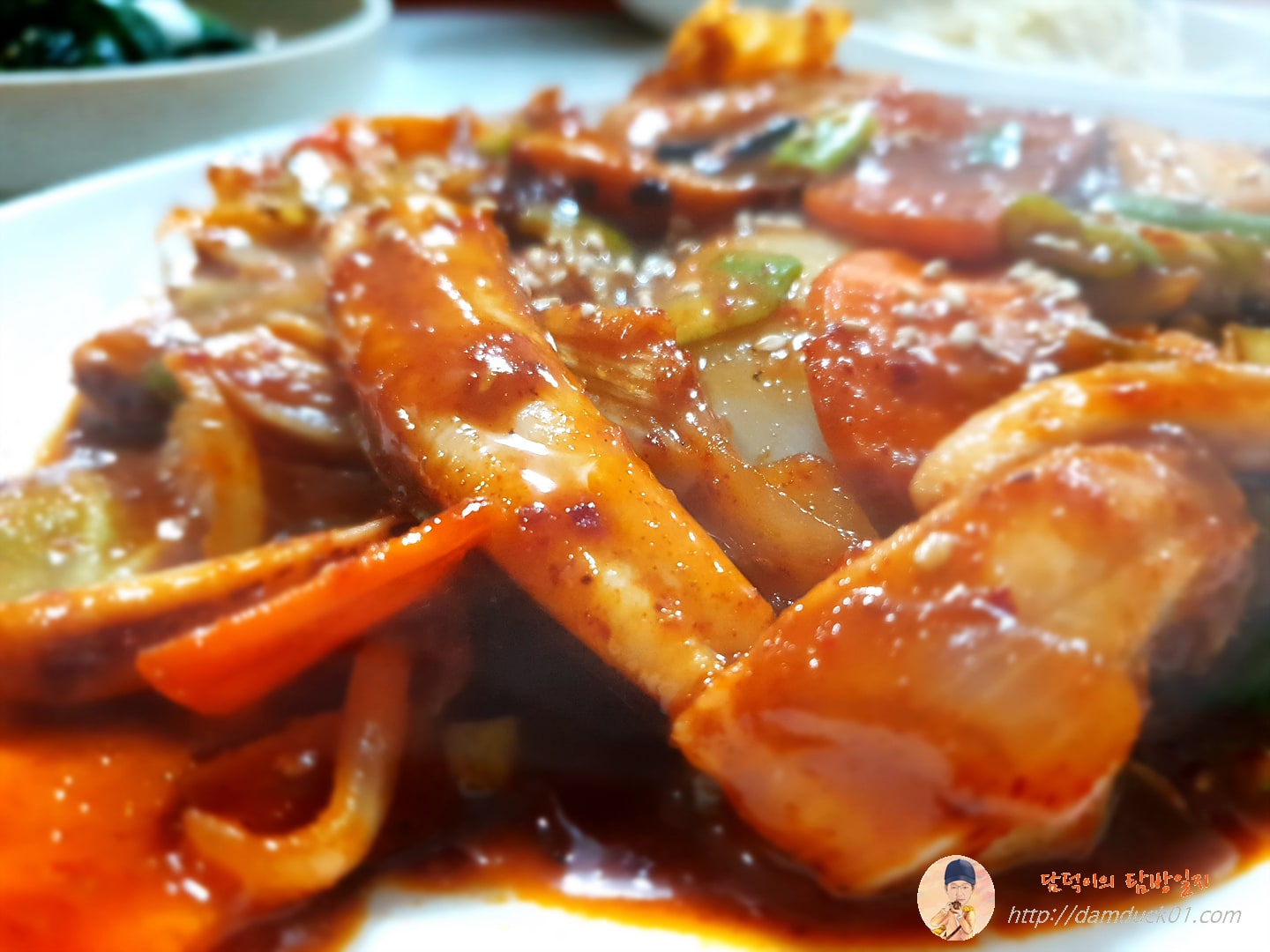 명성식당-오징어볶음-두번볶음