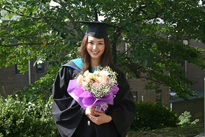 이하늬 졸업 사진