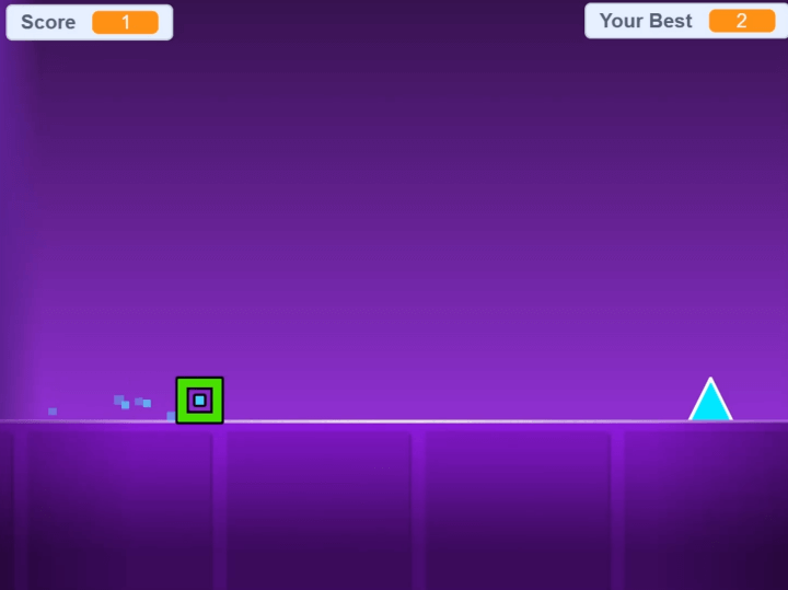 지오메트리대쉬-서브제로-게임하기-시작-화면