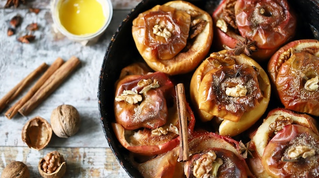 다이어트 추천 디저트 치아시드 시나몬 구운사과