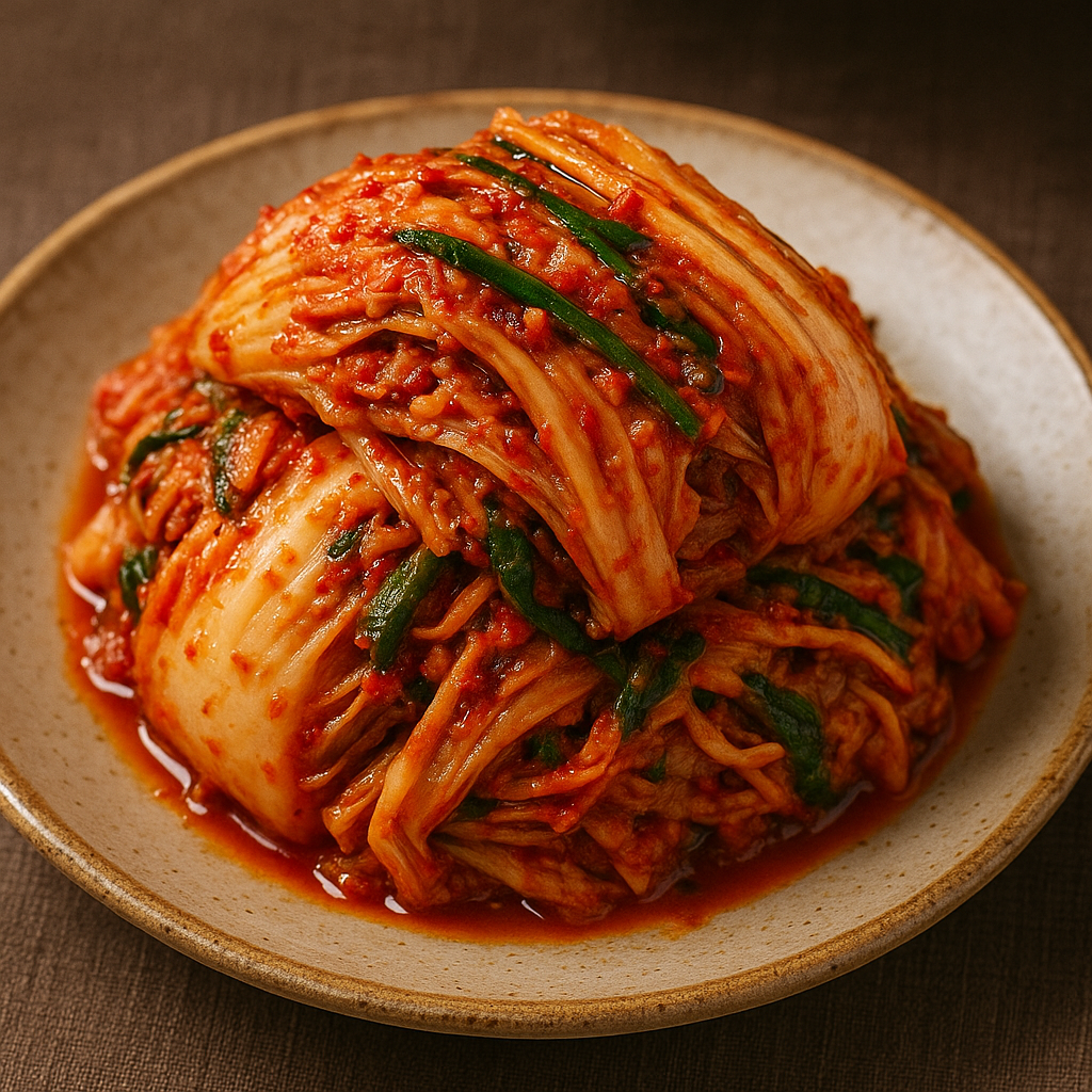 k푸드 인기 메뉴 (김치, 떡볶이, 불고기)