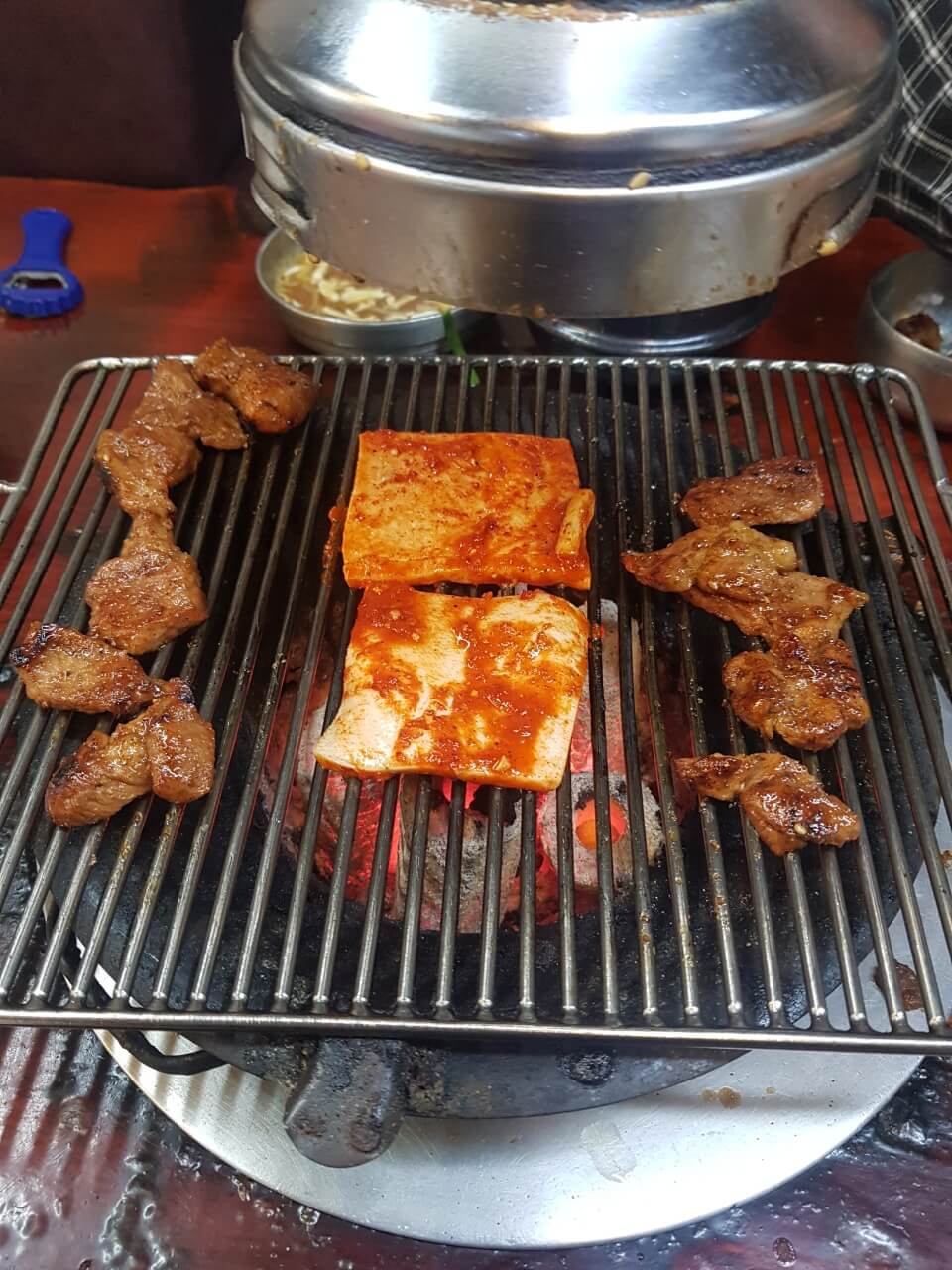 강동구 명일동 맛집 숯불돼지갈비 마포집 리뷰 돼지갈비 맛집