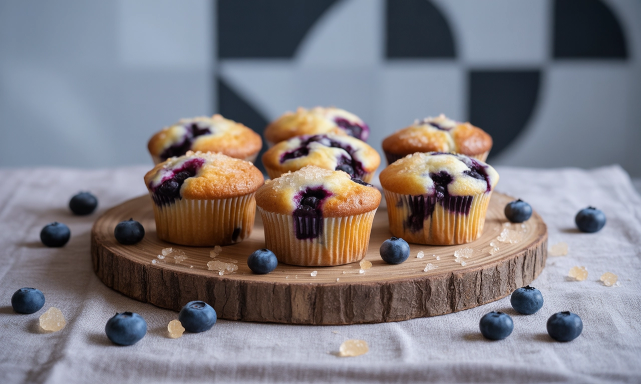달콤함과 건강을 동시에! 비건 블루베리 머핀 레시피