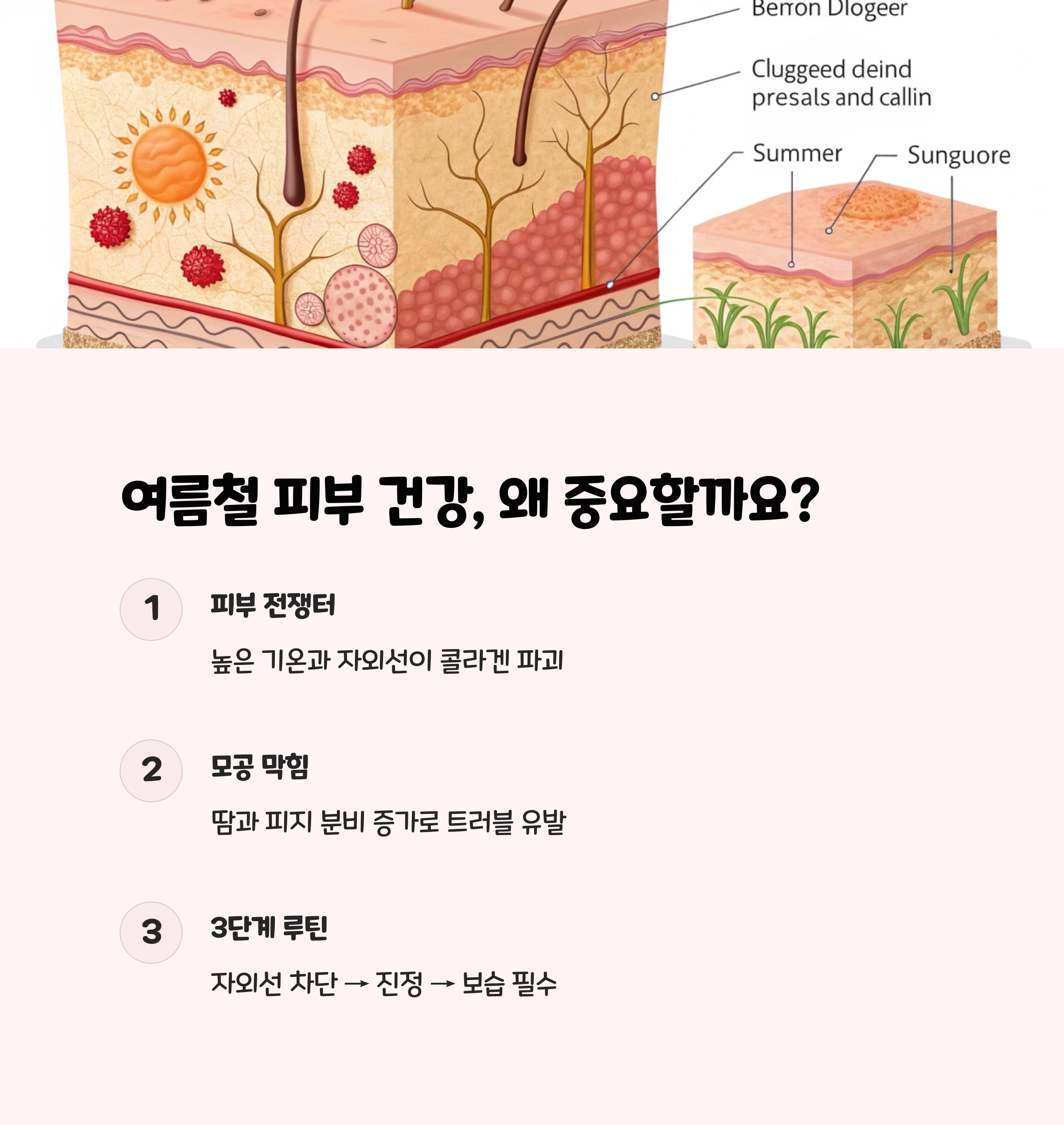 여름철 피부 건강, 왜 이렇게 중요할까요? 🤔