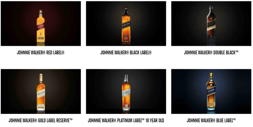 조니워커 라인업