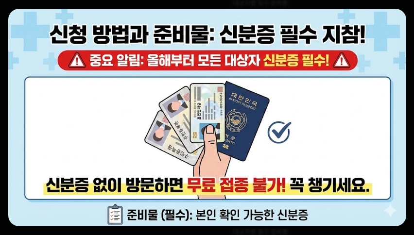 독감무료접종 대상자,접종일정,접종가능병원 3분확인