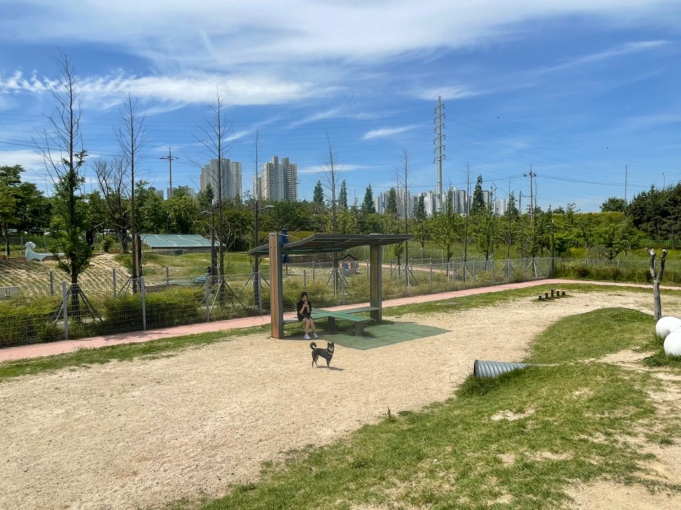 진주 휴게소 반려견 놀이터