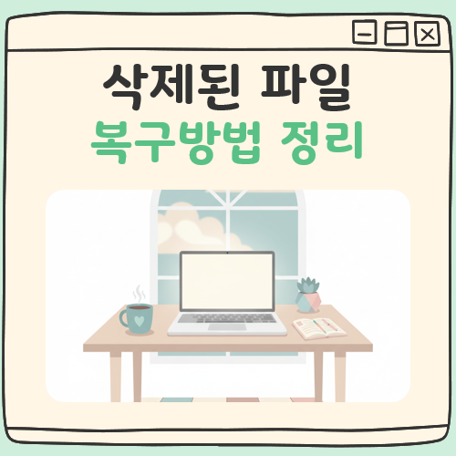 삭제된 파일 복구 대표 이미지