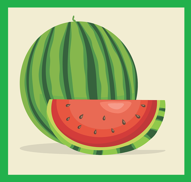 수박-일러스트